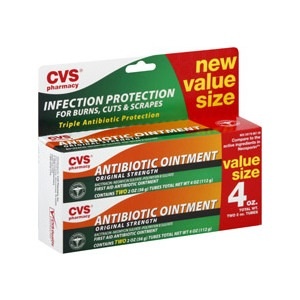 slide 1 of 1, CVS Pharmacy Original Strength Antibiotic Ointment Value Size, 2 ct