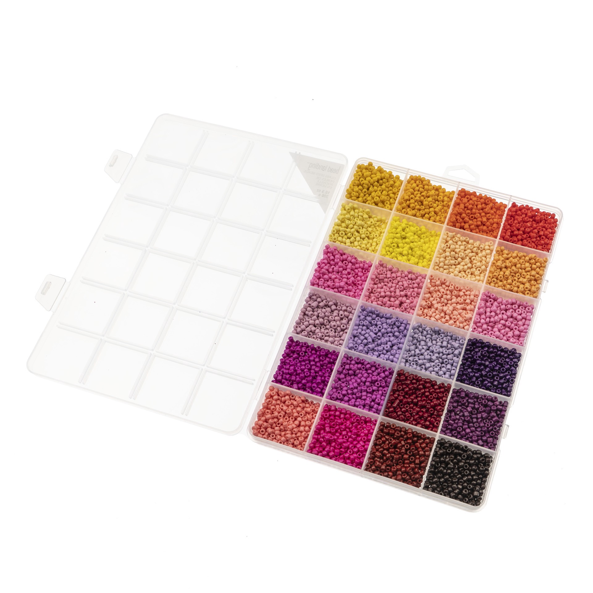 slide 3 of 3, 8/0 Bright Glass Seed Beads, 10.5oz. By Bead Landing, 10.5 oz