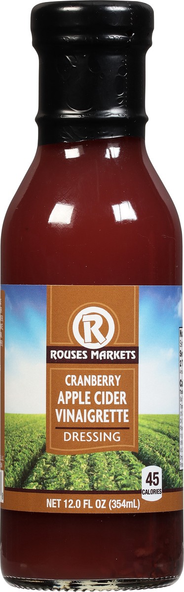 slide 11 of 12, Rouses Markets Cranberry Apple Cider Vinaigrette Dressing 12.0 fl oz, 12 oz