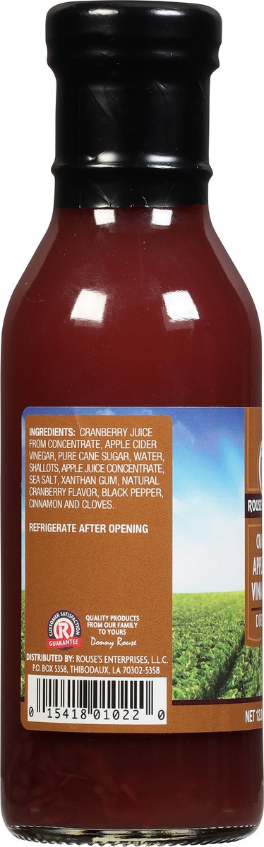 slide 12 of 12, Rouses Markets Cranberry Apple Cider Vinaigrette Dressing 12.0 fl oz, 12 oz
