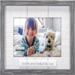 Malden Rustic Mat Trouble So Cute 4x6
