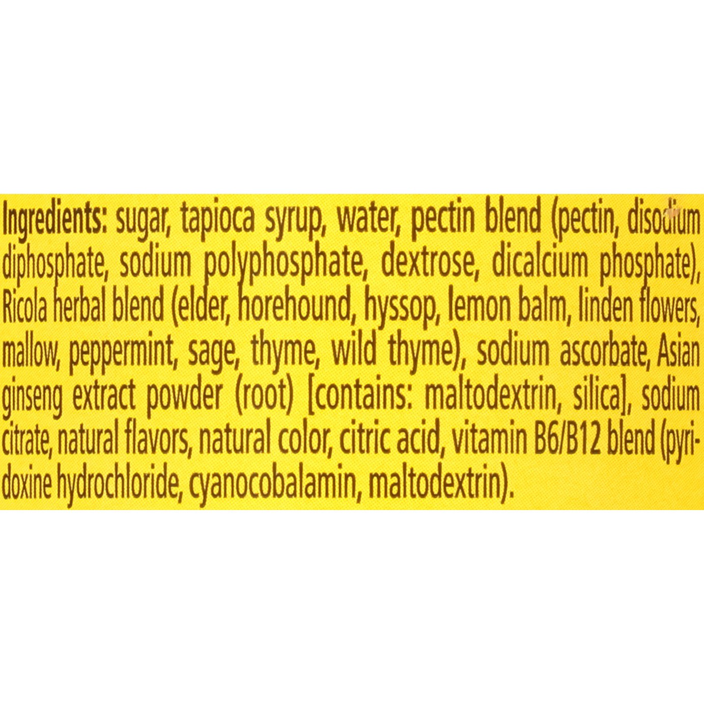 slide 2 of 2, Ricola Herbal Immunity Citrus Supplement Gummies, 24 ct