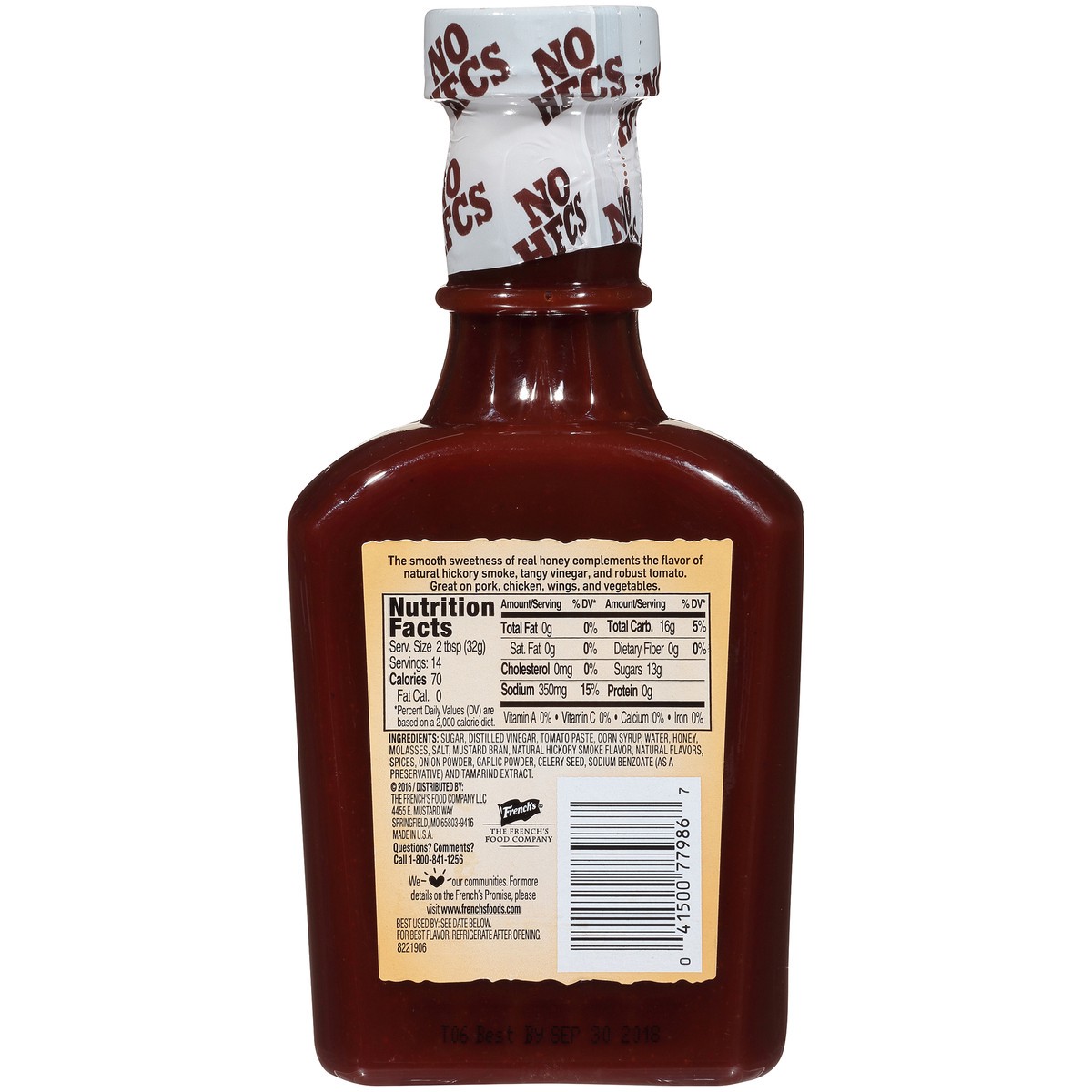 slide 9 of 13, Cattlemen's Golden Honey Bbq Sauce, 18 oz