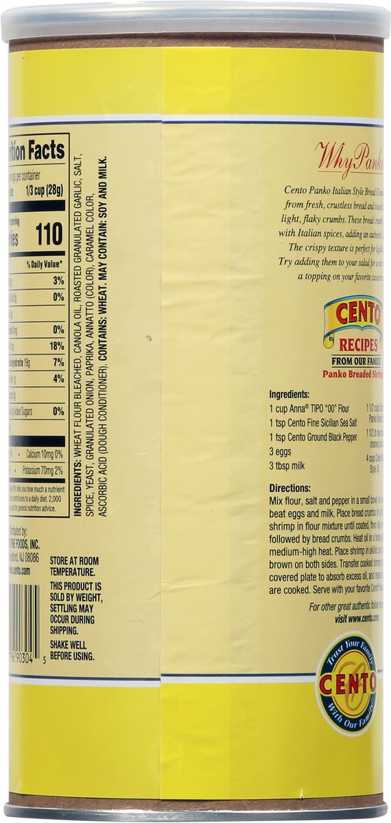 slide 6 of 13, Cento Panko Italian Style Bread Crumbs 8 oz, 8 oz