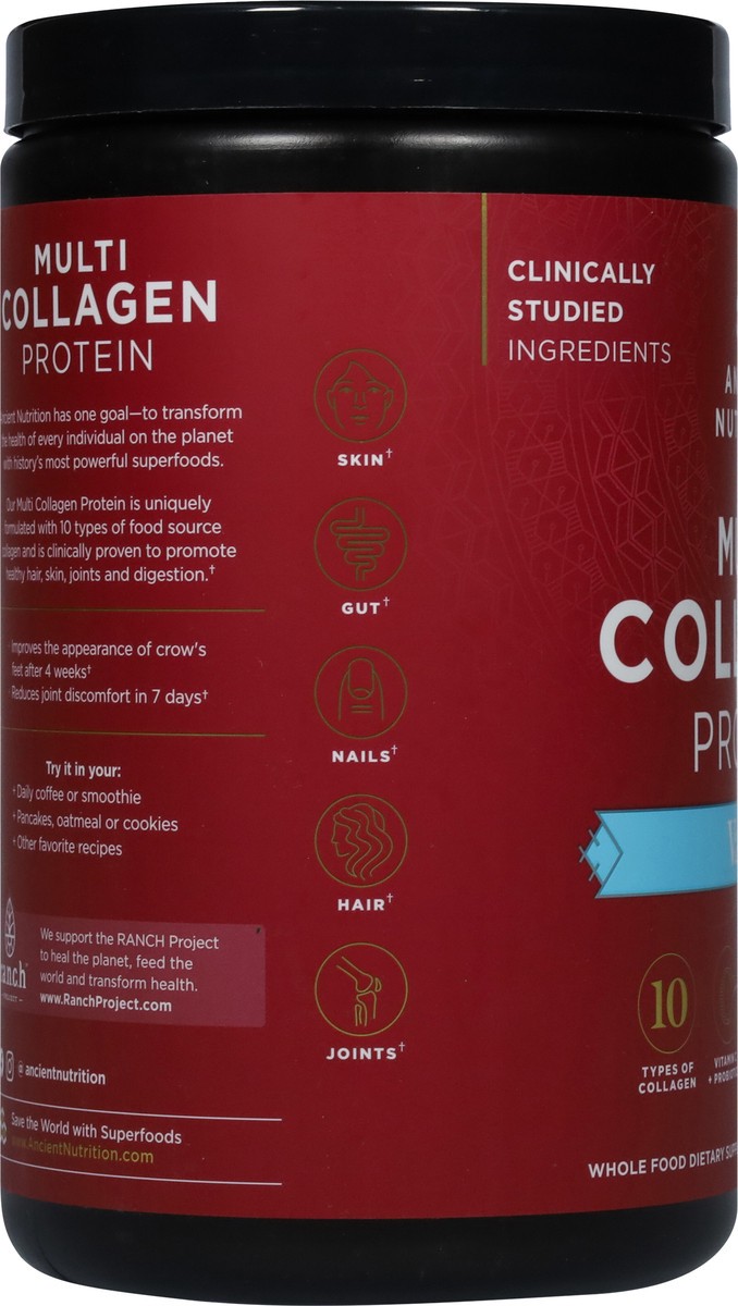 slide 7 of 9, Ancient Nutrition Vanilla Multi Collagen Protein 16.7 oz, 16.8 oz