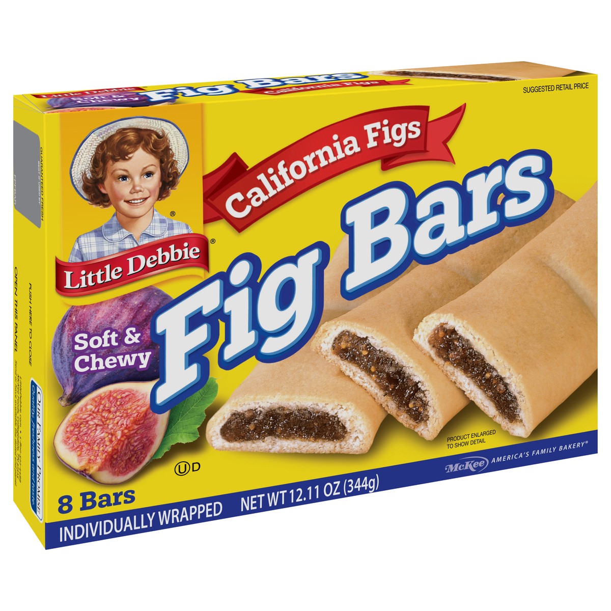 slide 2 of 9, Little Debbie Snack Cakes, Little Debbie Family Pack Fig Bars, 8 ct