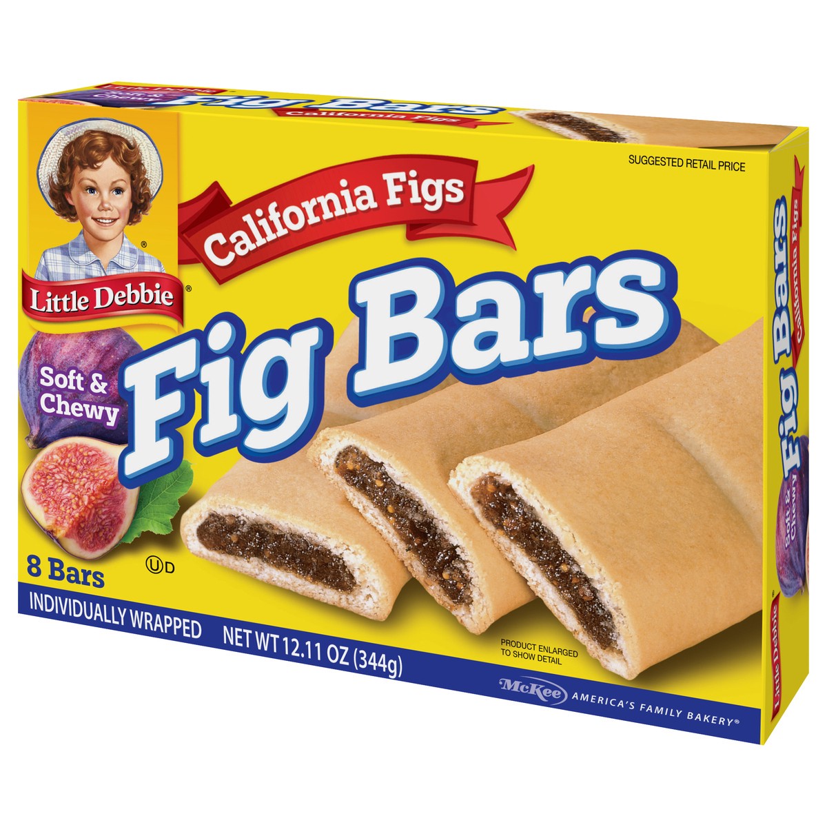 slide 3 of 9, Little Debbie Snack Cakes, Little Debbie Family Pack Fig Bars, 8 ct