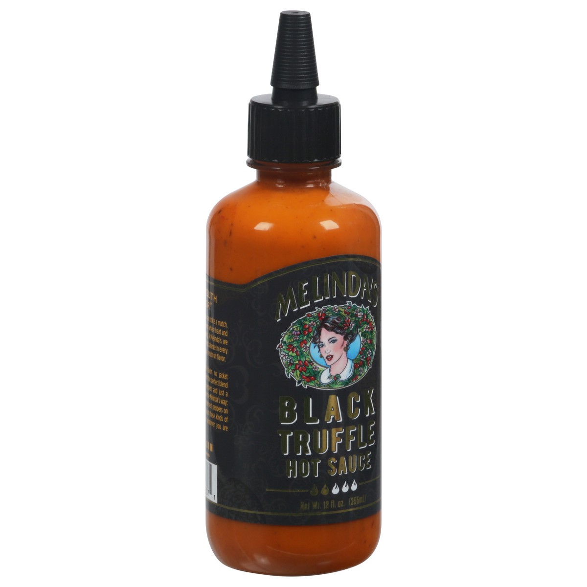 slide 3 of 9, Melinda's Black Truffle Hot Sauce - 12oz, 12 oz