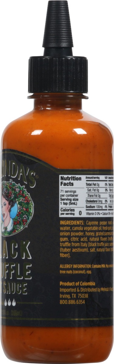 slide 9 of 9, Melinda's Black Truffle Hot Sauce - 12oz, 12 oz