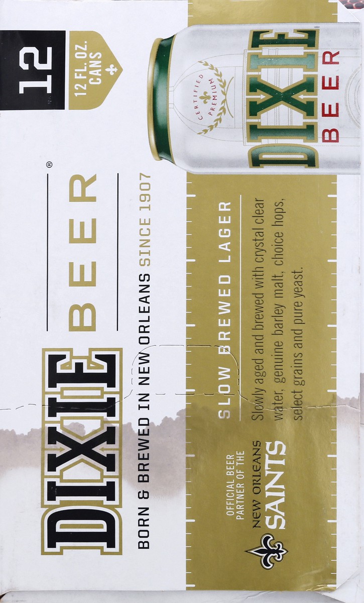 slide 4 of 11, Dixie Slow Brewed Lager Beer, 12 ct; 12 oz