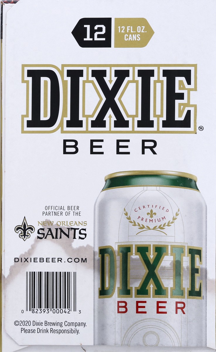 slide 8 of 11, Dixie Slow Brewed Lager Beer, 12 ct; 12 oz