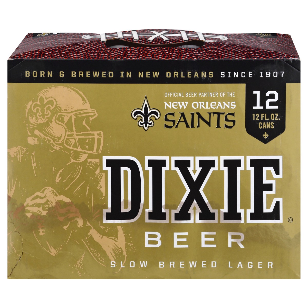 slide 1 of 11, Dixie Slow Brewed Lager Beer, 12 ct; 12 oz