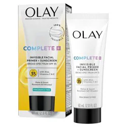 Olay Complete + Invisible Facial Primer Sunscreen - SPF 35 - 2 fl oz