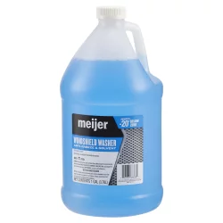 Meijer Blue Windshield Washer Anit-Freeze & Solvent
