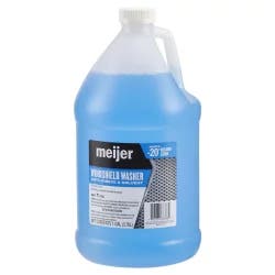 Meijer Blue Windshield Washer Anit-Freeze & Solvent