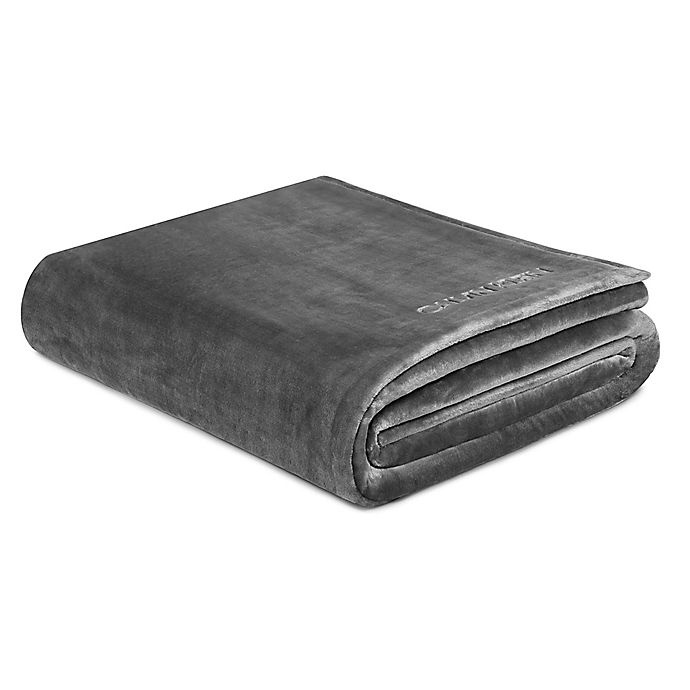 slide 1 of 3, Calvin Klein Michael Twin Blanket - Carbon, 1 ct