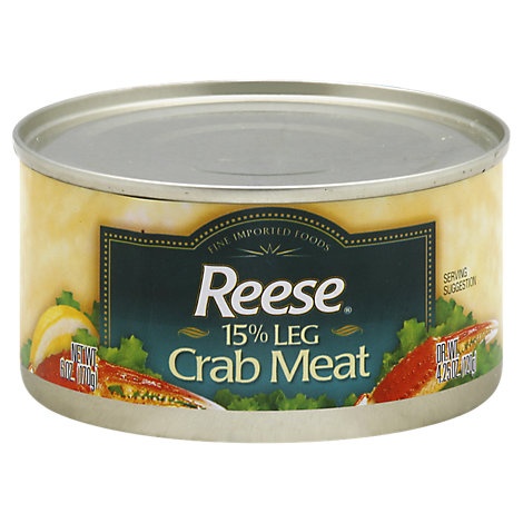 slide 1 of 1, Reese Crab Meat Fancy, 6 oz