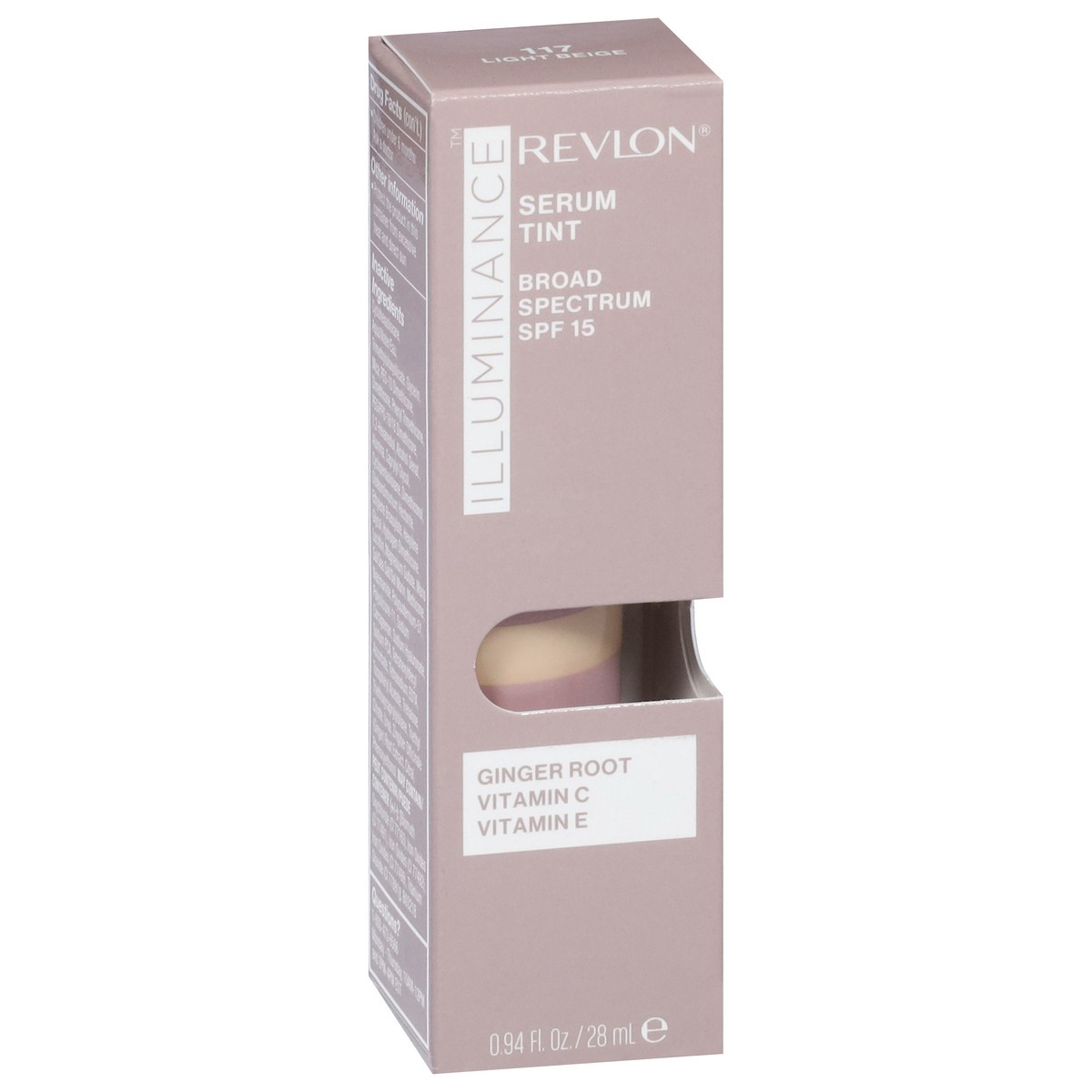slide 2 of 13, Revlon Illuminance Broad Spectrum SPF 15 Light Beige 117 Serum Tint 0.94 fl oz, 0.94 fl oz