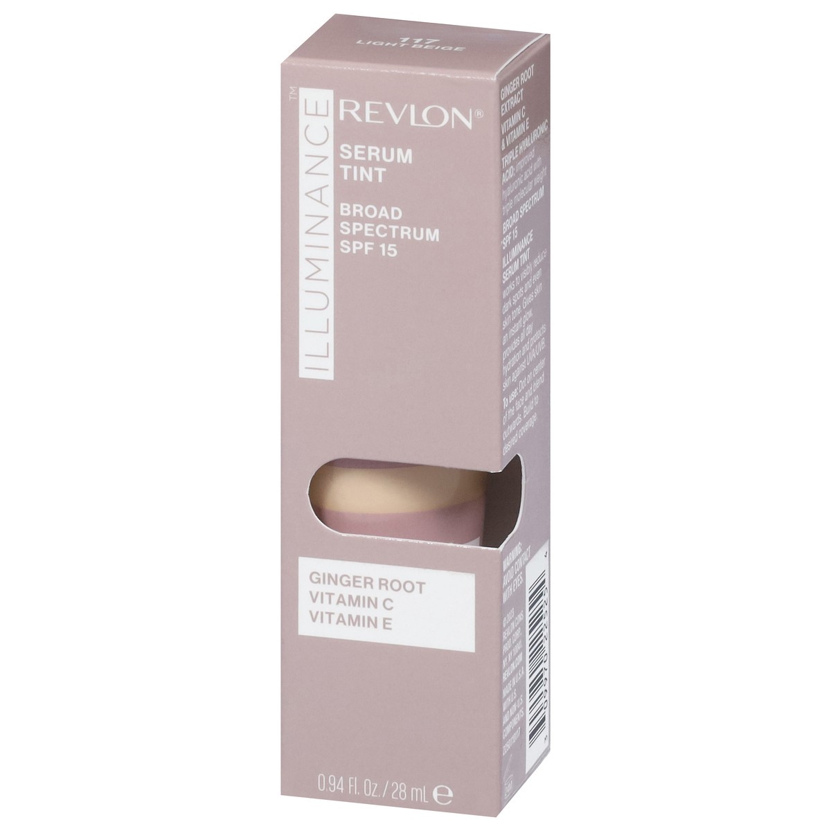 slide 12 of 13, Revlon Illuminance Broad Spectrum SPF 15 Light Beige 117 Serum Tint 0.94 fl oz, 0.94 fl oz