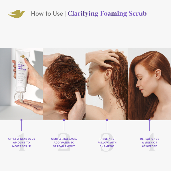 slide 22 of 23, Dove Beauty Clarifying Foaming Scalp Repairing Hair Scrub - 9oz, 9 oz