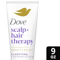 Dove Density Boost Clarifying Foaming Scrub Scalp + Hair Therapy 9 oz