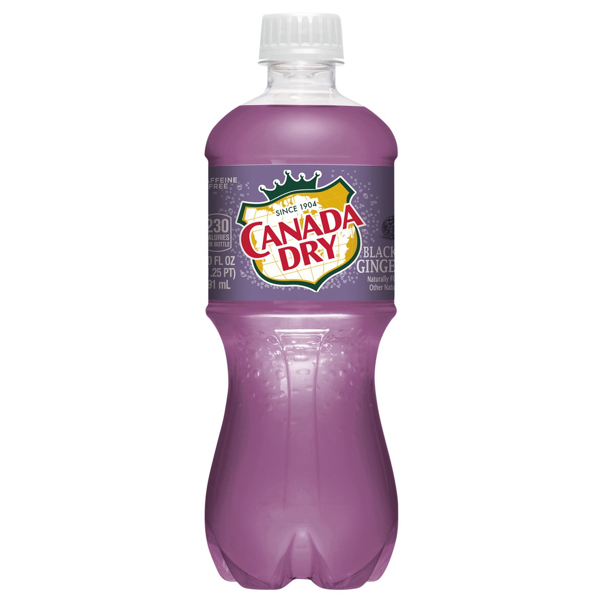 slide 3 of 9, Canada Dry Blackberry Ginger Ale Soda- 20 fl oz, 20 fl oz