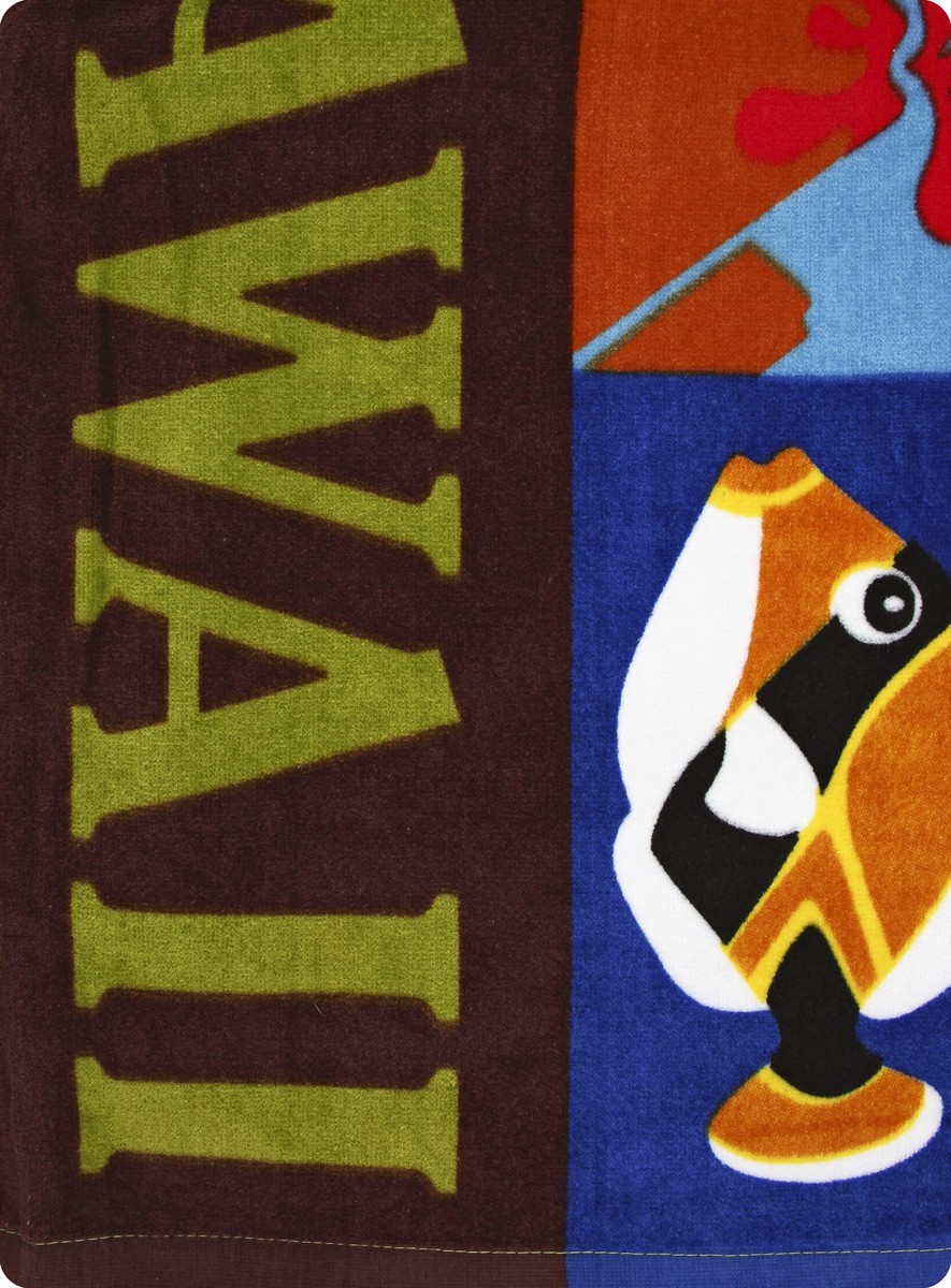 slide 2 of 2, GOTTA BE HAWAIIAN Beach Towel 40X70 Aloha Print, 1 ct