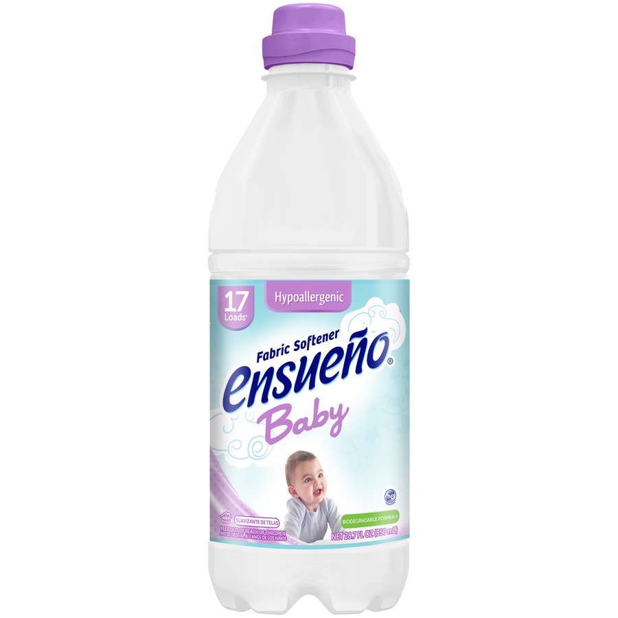 slide 1 of 1, Ensueno Baby Scent Fabric Softener, 28.7 oz