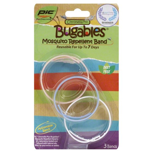 slide 1 of 1, Bugables Mosquito Repellent Bands, 3 ct