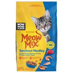 Meow Mix Seafood Medley Dry Cat Food, 3.15 Pound Bag