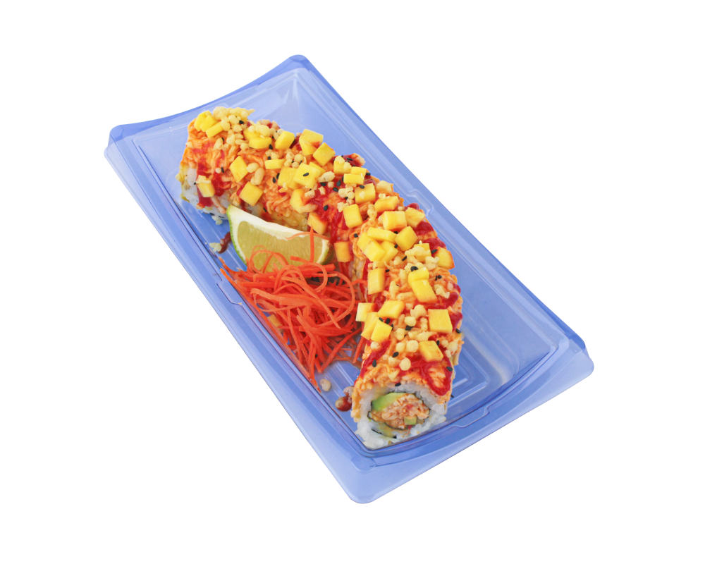 slide 1 of 1, Advanced Fresh Concepts Mango Crunchy Dragon Roll, 10.4 oz