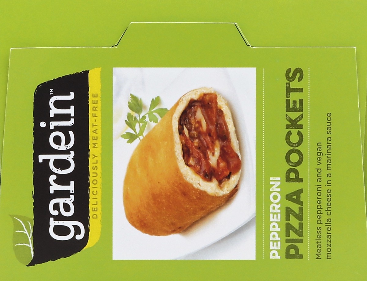 slide 2 of 6, Gardein Pizza Pockets, Meatless Pepperoni, 14.1 oz