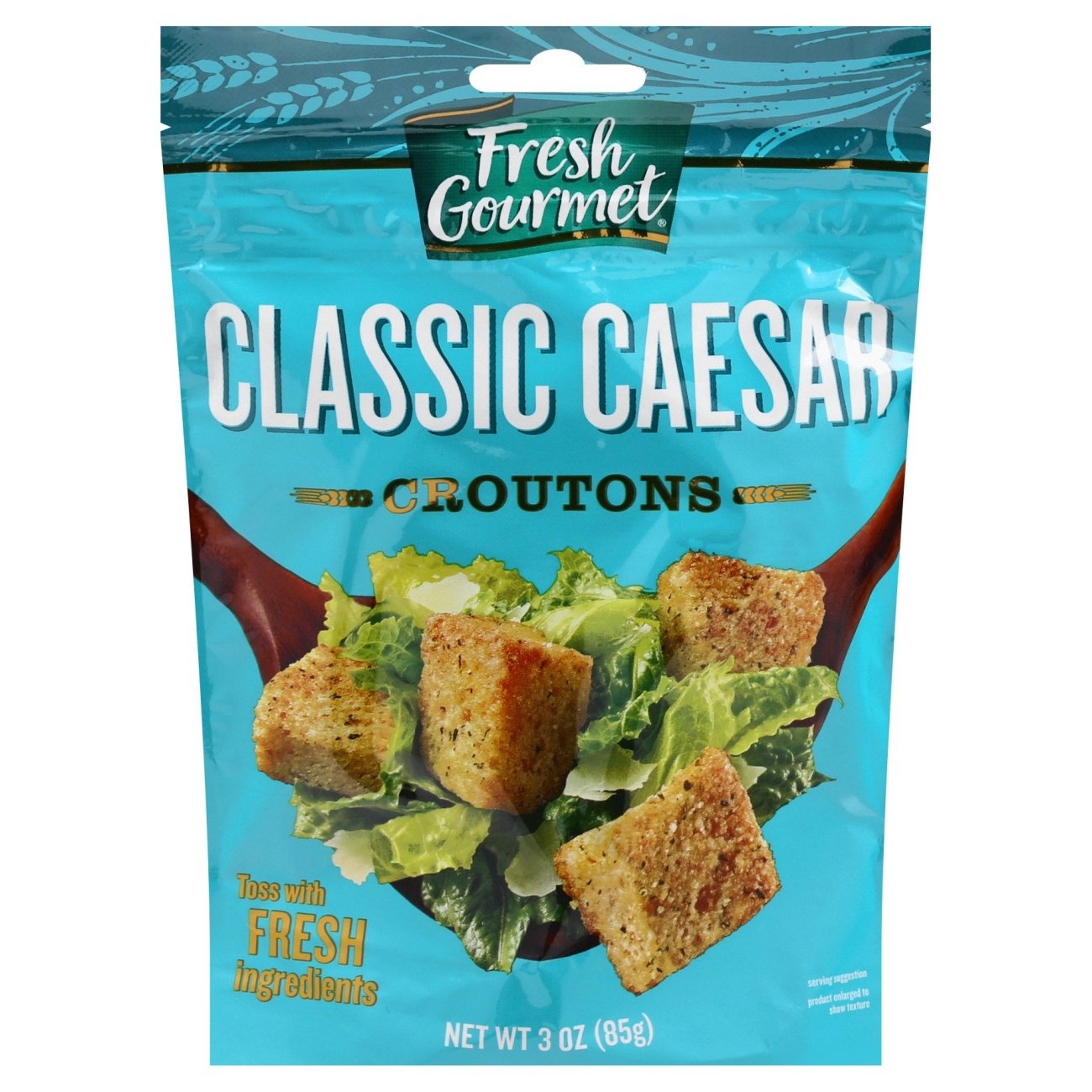slide 1 of 1, Fresh Gourmet Classic Caesar Croutons, 3 oz