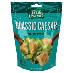 Fresh Gourmet 3oz HMS Classic Caesar Croutons, Bag