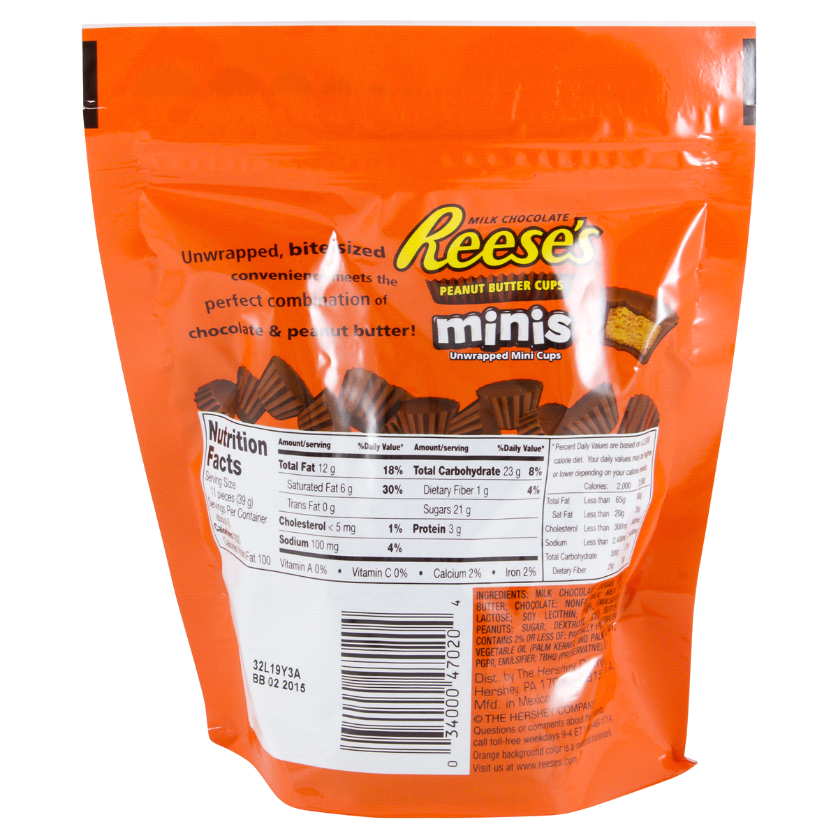 slide 2 of 6, Reese's Minis Peanut Butter Cups, 8 oz