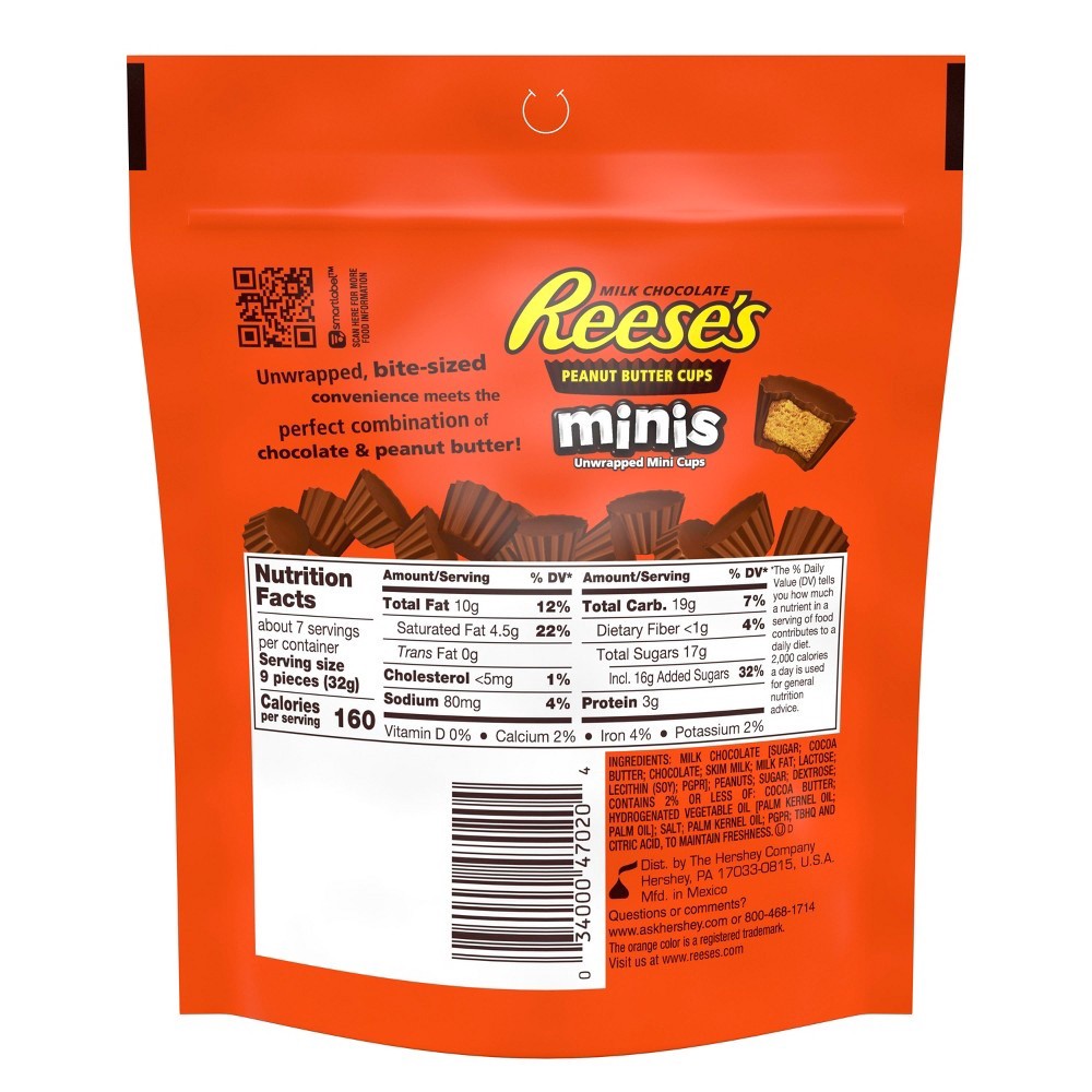 slide 6 of 6, Reese's Minis Peanut Butter Cups, 8 oz