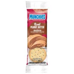 Munchies Sandwich Crackers Peanut Butter on a Baked Golden Toast Cracker 1.42 Oz