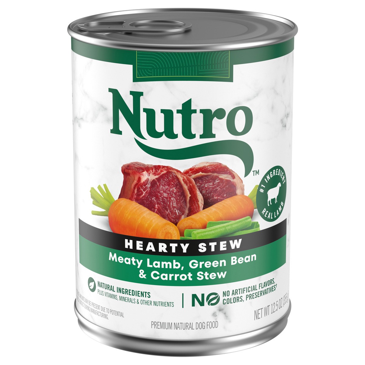 slide 5 of 17, Nutro Hearty Stew Meaty Lamb, Green Bean & Carrot Stew Dog Food 12.5 oz, 12.5 oz