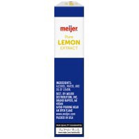 slide 18 of 29, Meijer Extract Lemon Pure, 1 O oz, 1 OZ      