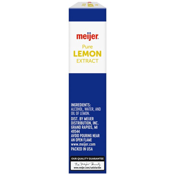 slide 28 of 29, Meijer Extract Lemon Pure, 1 O oz, 1 OZ      