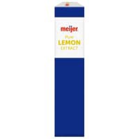 slide 29 of 29, Meijer Extract Lemon Pure, 1 O oz, 1 OZ      
