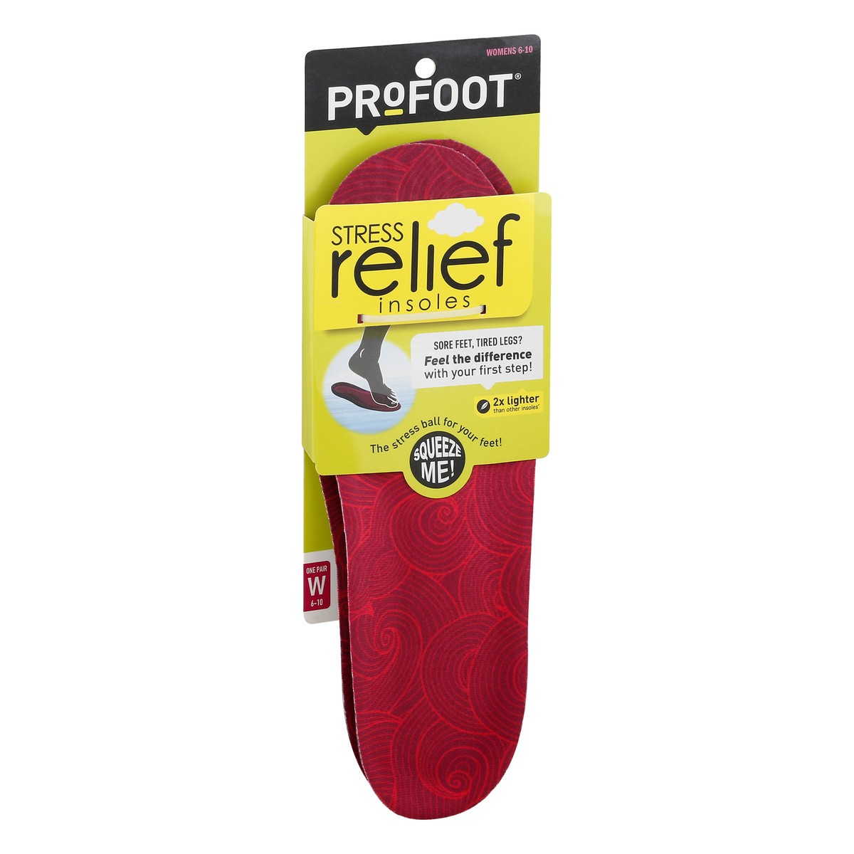 slide 7 of 8, PROFOOT Stress Relief Insole Women's Sizes 6-10, 1 ct