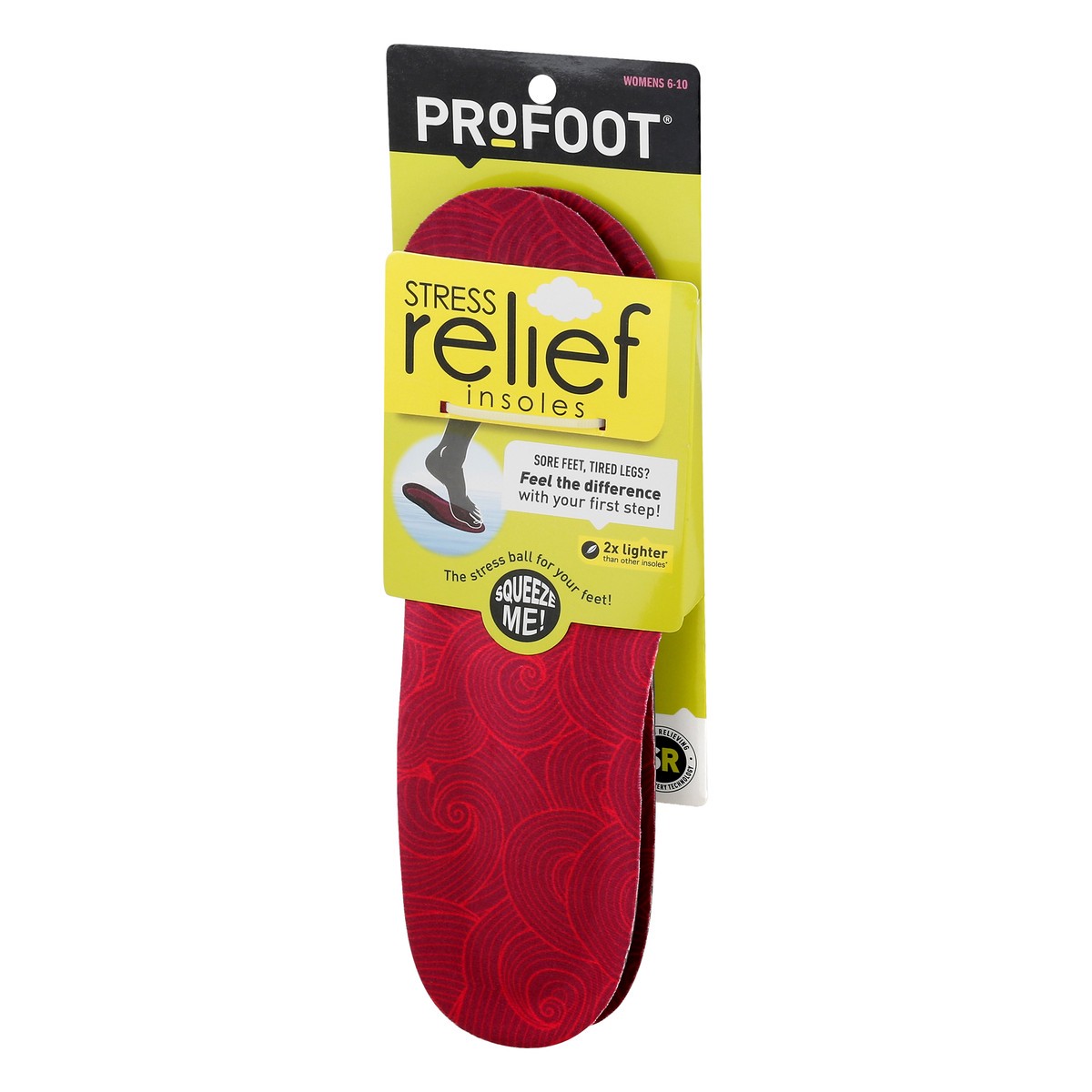 slide 2 of 8, PROFOOT Stress Relief Insole Women's Sizes 6-10, 1 ct