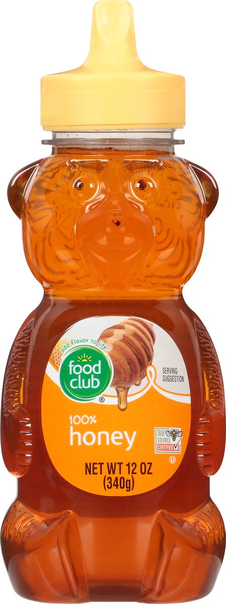 slide 3 of 10, Food Club 100% Honey 12 oz, 12 oz