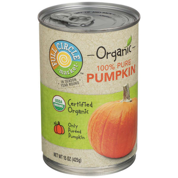 slide 1 of 6, Full Circle Market Organic 100% Pure Pumpkin, 15 oz