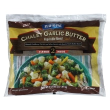 slide 1 of 1, Flav-R-Pac Chalet Garlic Butter Vegetable Blend, 64 oz