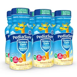 PediaSure Grow & Gain Banana Shake- 6 ct