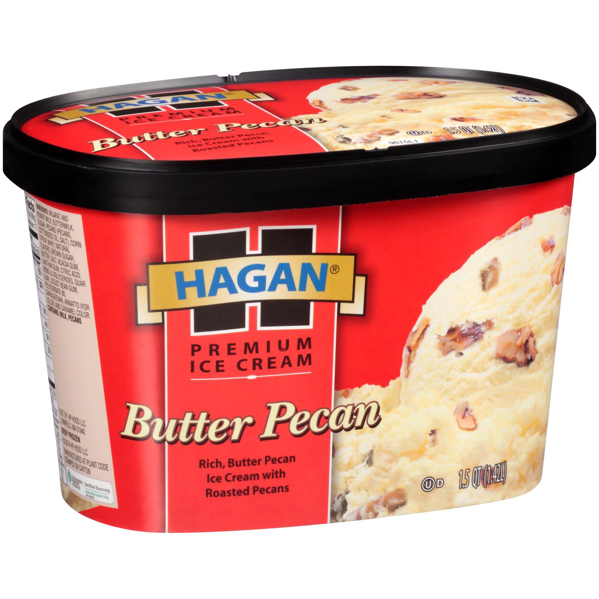 slide 2 of 7, Hagan Butter Pecan Premium Ice Cream, 1.5 qt