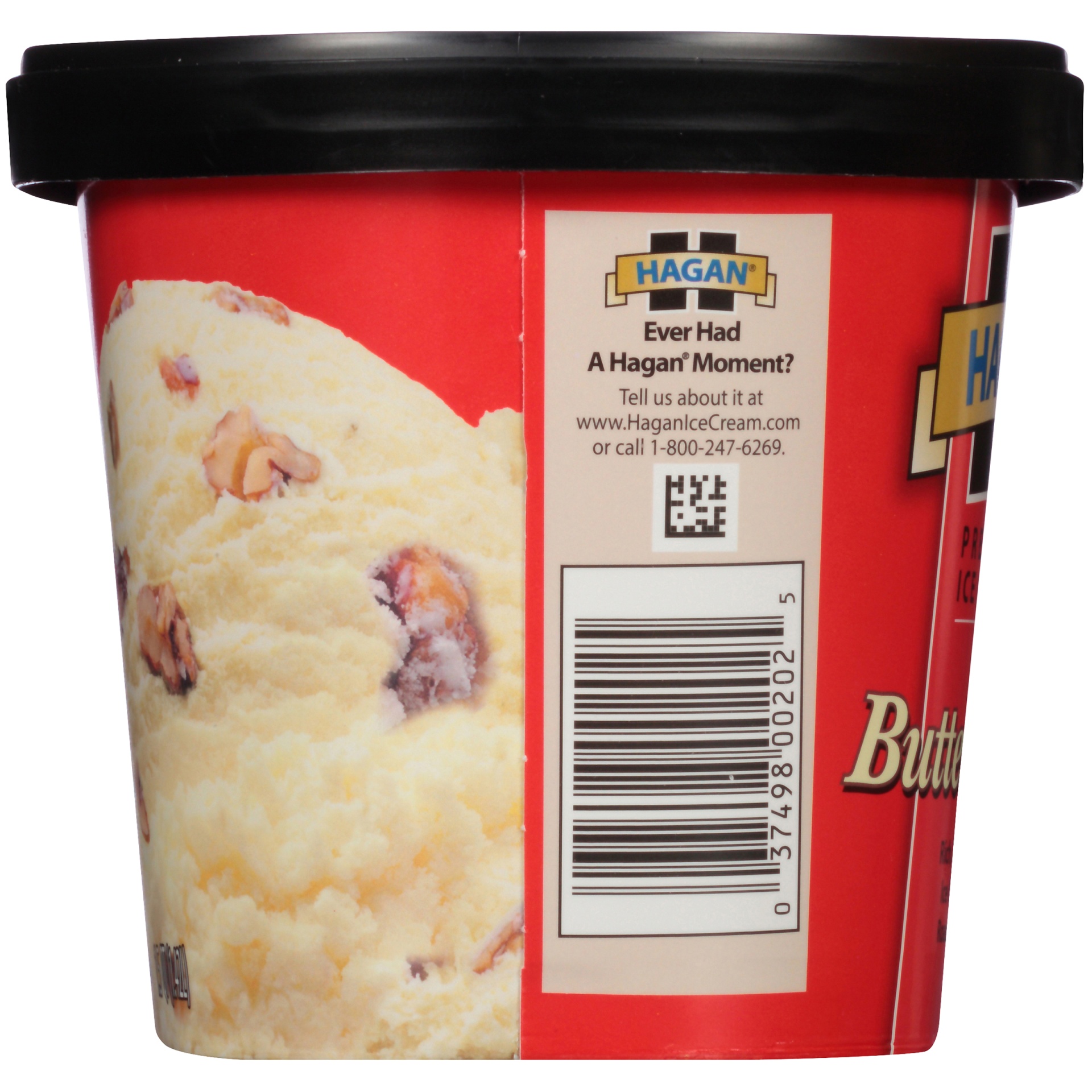 slide 7 of 7, Hagan Butter Pecan Premium Ice Cream, 1.5 qt