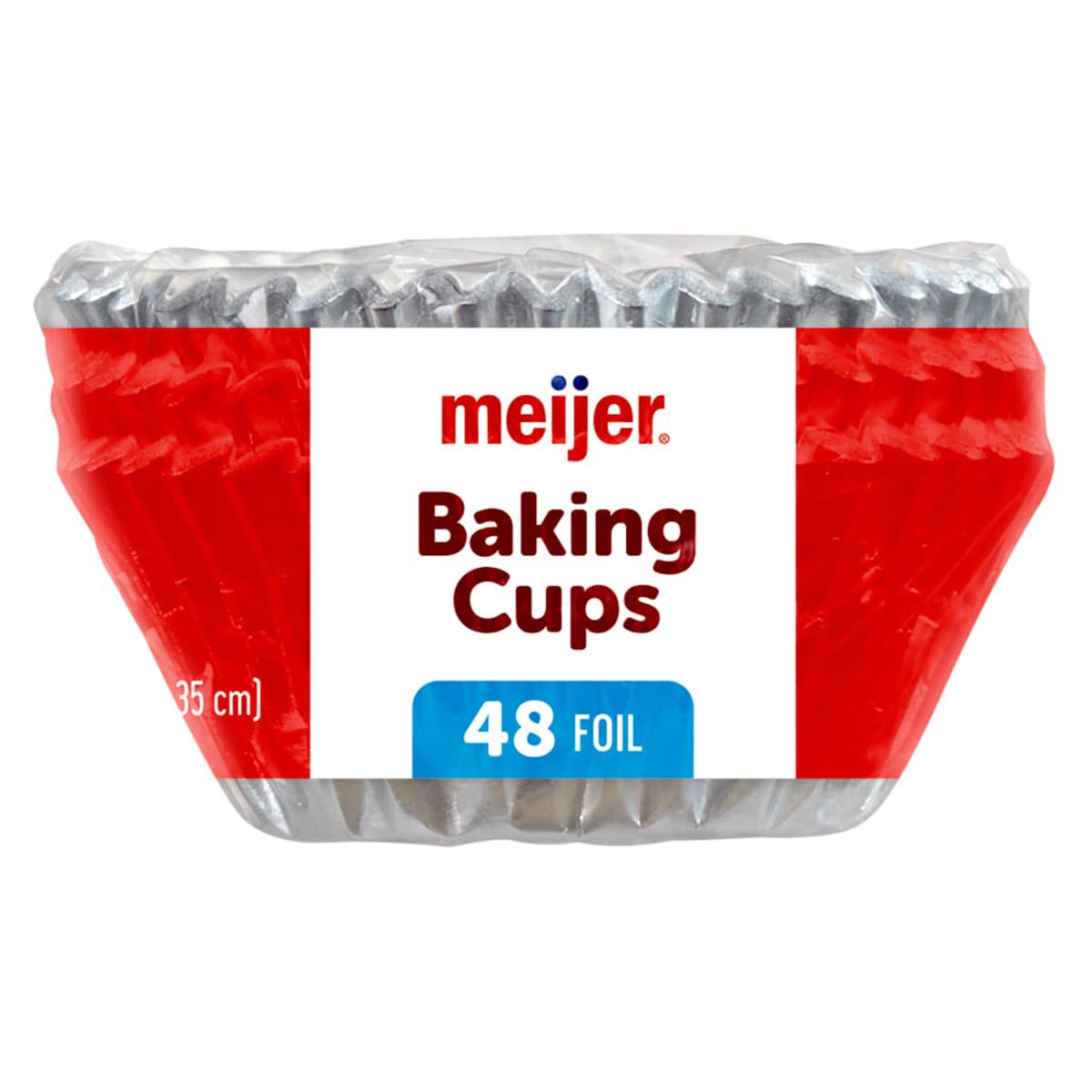 slide 1 of 9, Meijer Baking Cups Foil, 48 ct